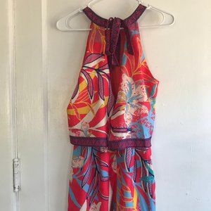 Flying Tomato Floral Romper
